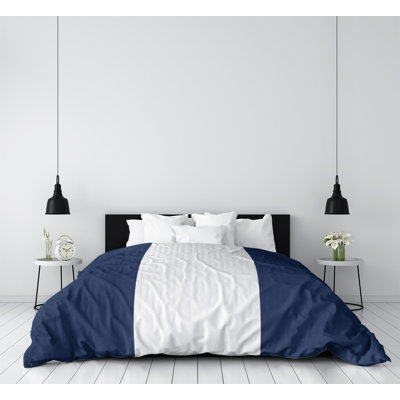 Modern & Contemporary Polyester Striped Duvet Cover