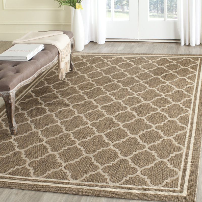 Herefordshire Brown/Bone Indoor/Outdoor Rug