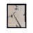 Black MDF Wall Picture Frame with PS Glazing, 8 x 10 Inch Display