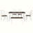 Italy Four Leg Base Dining Set