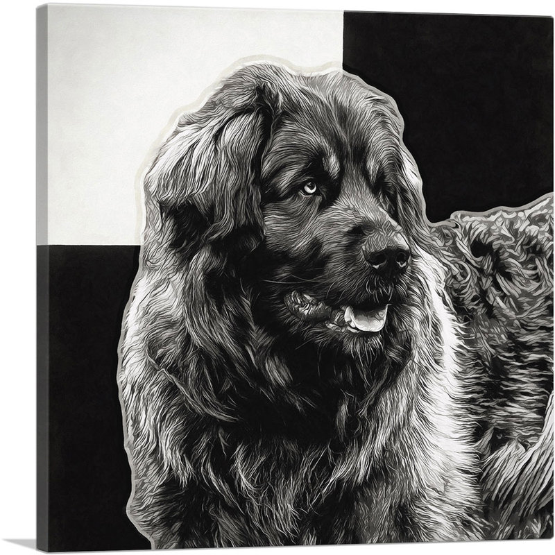 " Leonberger Dog Breed ", 18" H x 18" W x 0.75" D