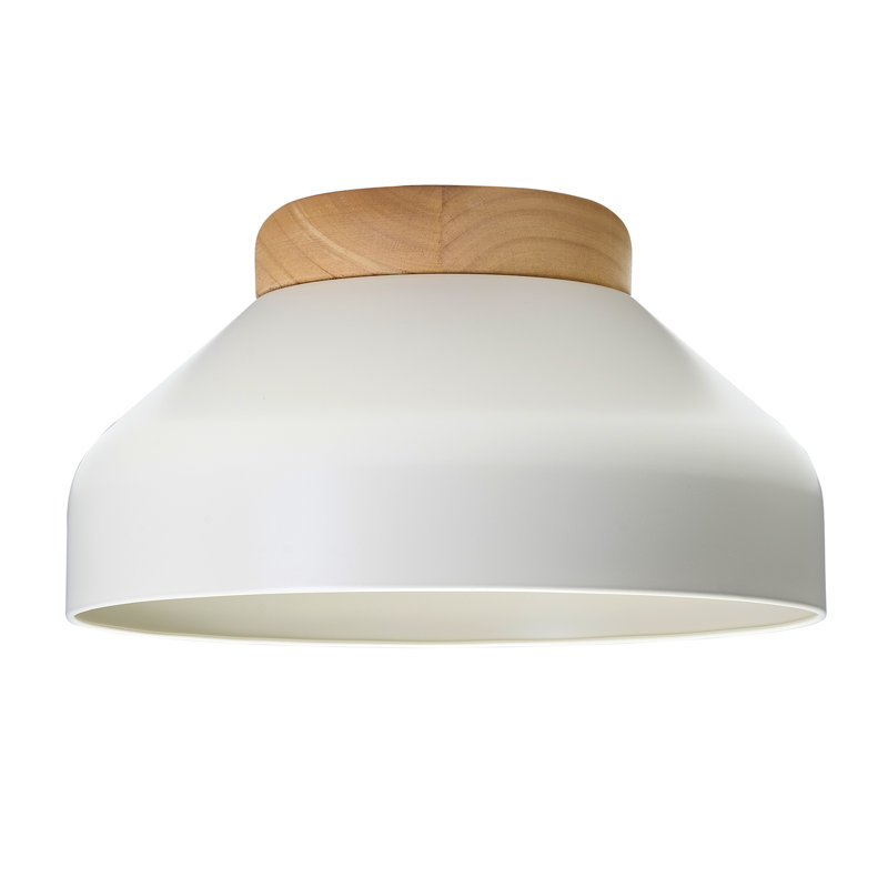 Balla Semi Flush Mount, Muted Dove Grey
