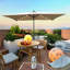 Parasol lumineux à énergie solaire à DEL-739620050