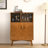 31.5" Adjustable Shelf Liquor Cabinet