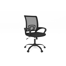 22.4" Modern Swivel Soft Upholstered Nylon Arm Office Chair(Set of 2)