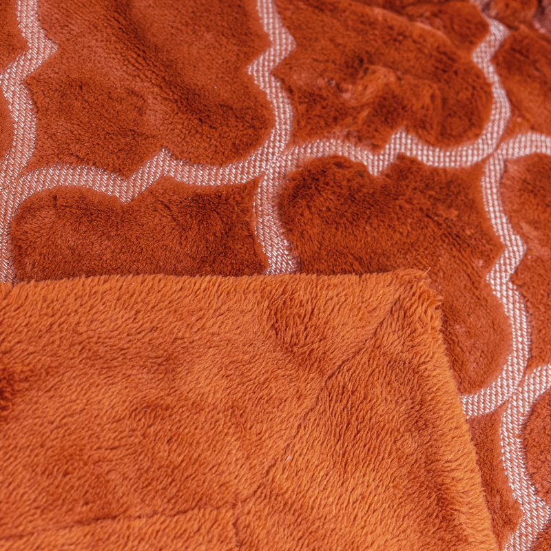 Throw Blanket, Burnt Orange