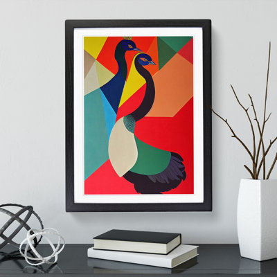 Abstract Peacocks No.2 - Wall Art