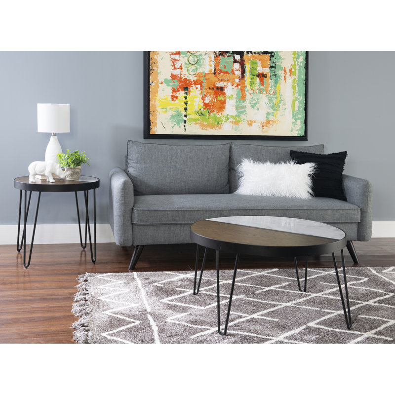 Gervasia Two Toned Side Table