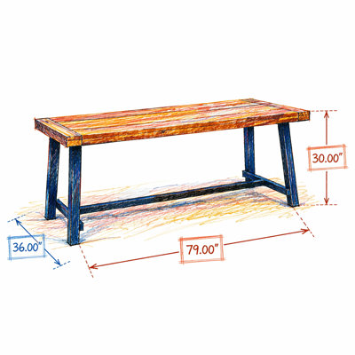 Table de salle à manger d'extérieur