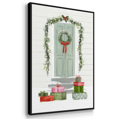 Festive Front Door Collection B, reproduction d'art sur toile