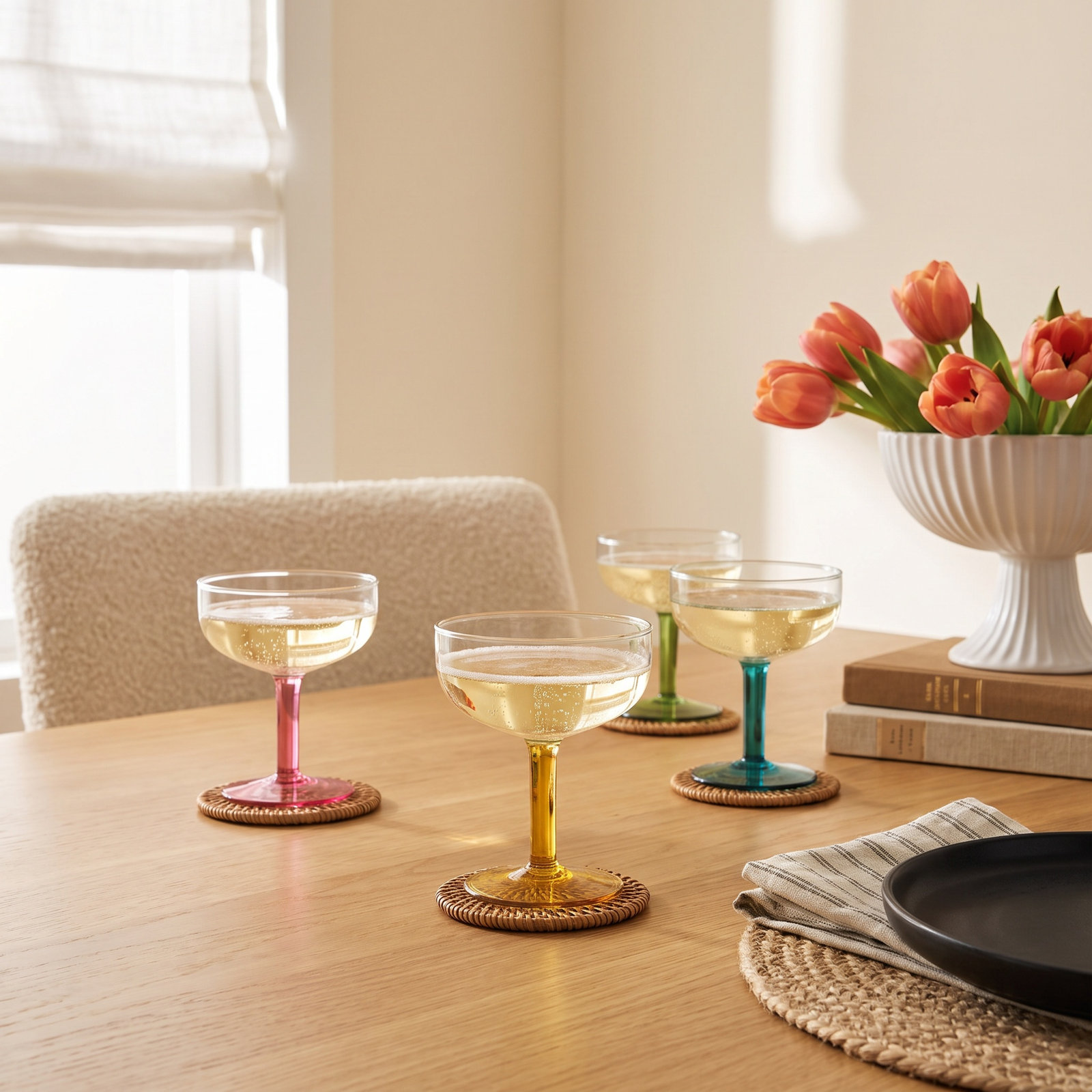 Handmade Coupe Glass