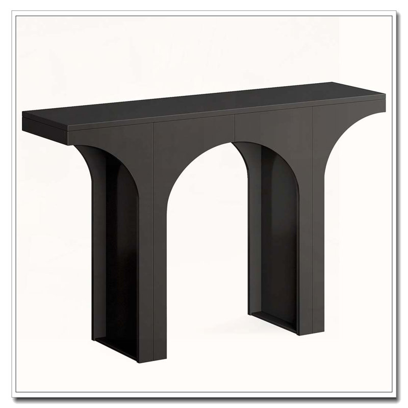 Modern Console Table with Unique Arched Base Design