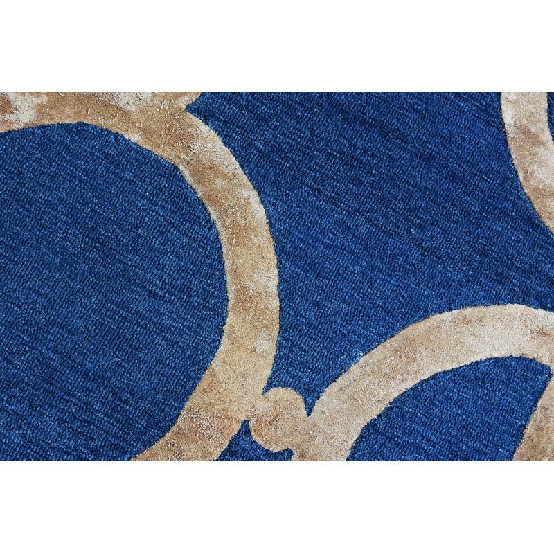 Geometric Hand Woven Area Rug, Rectangle 153 x 244cm