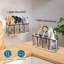Metal Rectangle Flatware Caddy