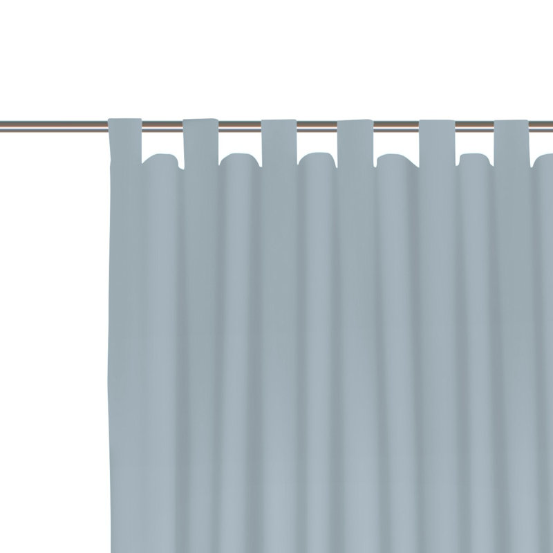 Curtain Panel Panel, Width 132 x Drop 225, Light Blue