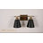 23'' 3 - Light Dimmable Black & Gold Bathroom Vanity Light-1351133689