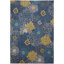 Tapis bleu / jaune Lahoma-352079788