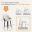 Vera - Ensemble de 2 tabourets de bar modernes en cuir-870248803