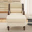 Chaise longue surdimensionnée avec siège large, fauteuil-lit rembourré avec poches de rangement, canapé de lecture à haut dossier pour le salon et la chambre à coucher-134966209