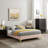 Sutton Performance Velvet Bed Frame-195014834-195014847