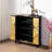 Classic Rural Modern Solid Wooden Shoe Cabinet 16 Pair Shoe Storage Cabinet