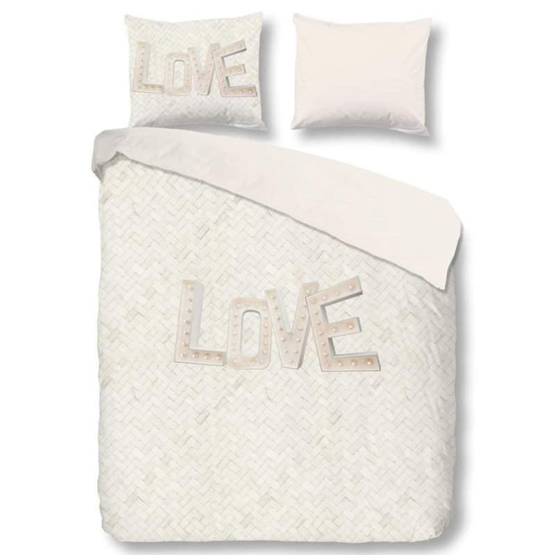 Good Morning Duvet Cover Maartje Ecru, Double - 2 Pillowcases (60 x 70 cm)