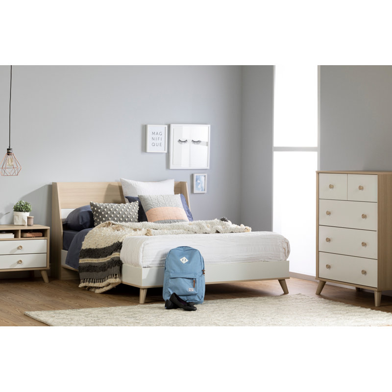 Rafferty Kids 5- Drawer Chest, Soft Elm/Pure White/NotSturdy