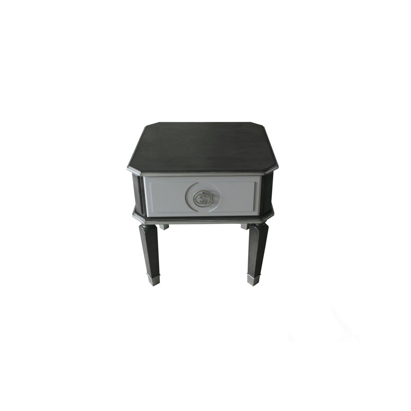 Modern End Table With Storage Drawer