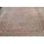 Tapis de la zone en laine rouge/ivoire 15 pi 6 po x 26 pi 6 po one-of-kind à la main noué la des années 1920 kerman Coad