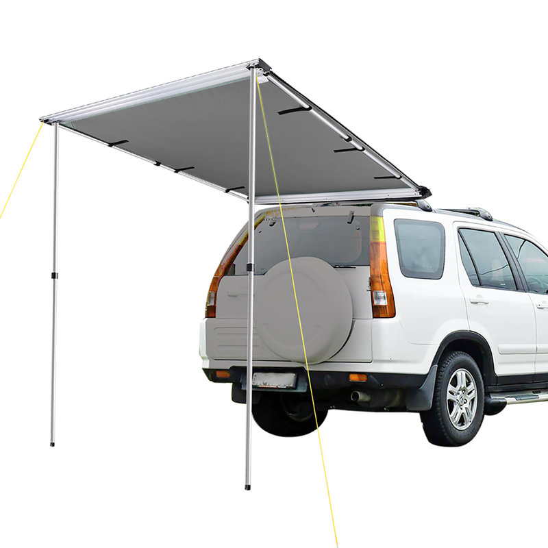Auvent latéral escamotable manuel avec gris Yescom, H 78,74 po x l 55,12 po x P 44,88 po
