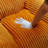 Comfy Lazy Bean Bag Chair with Armrests and Ottoman-118726063