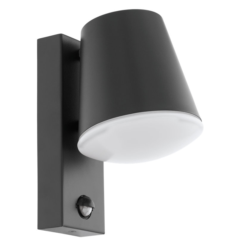 Caldiero 24cm H Outdoor Armed Sconce, Anthracite