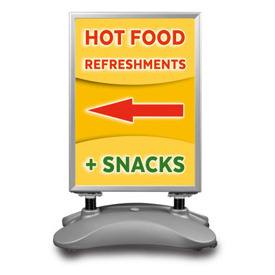 Graziela Pavement Sign With Snap Frame - Hampton A1