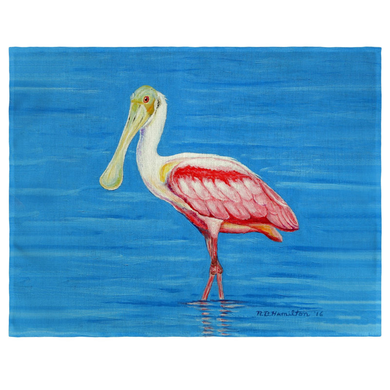 Ansley Polyester Animals/Nature Rectangle Placemat