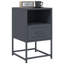 Angeliese 36 cm W Steel Bedside Table-934719162