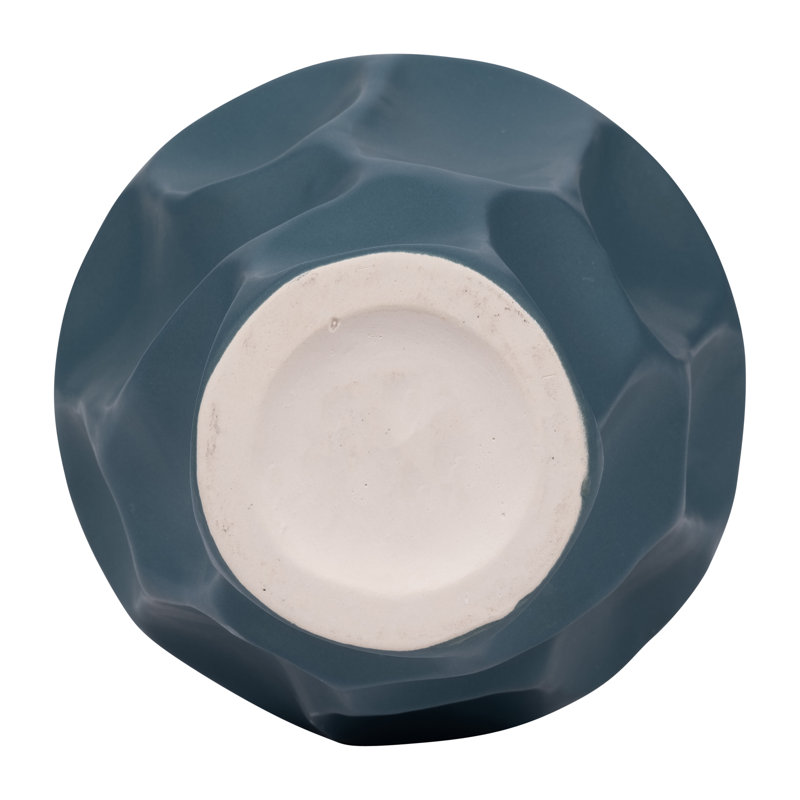 Antwerp Handmade Stoneware Table Vase, 21" H x 9" W x 9" D, Teal