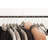 IRIS Metal garment rack with wood shelf-980093205