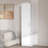 Tall Narrow Storage Cabinet 70.87" Tall Bathroom Cabinet With 3 Adjustable Shelves, Single Door, Space-Saving Corner Cupboard For Small Spaces For Living Room/Kitchen/Laundry/Bedroom, White-1277994493