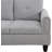 3-piece Grey Flannel Modular Sectional Sofa-1942894007