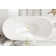 67 Inch Bathtub in Glossy White with Trim