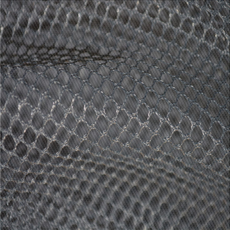 Tapis gris tissé à la machine, Carré 3 pi