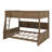 Bunk Bed With Storage Cabinets And USB Ports-1205130053-1205130168