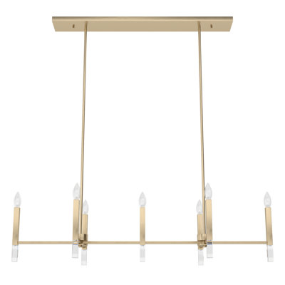 Sunjai 7 Light Linear Ceiling Light Fixture