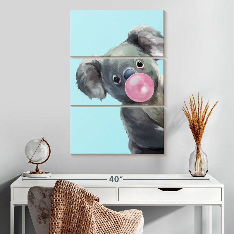 Ketti Koala Bubble Gum II, 32" H x 20" W