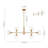 Myhia 8 - Light Iron Dimmable Kitchen Island Modern Linear Chandelier-1039490070-1045613993
