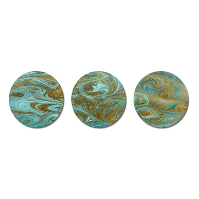 Glam Abstract Wall Decor on Metal