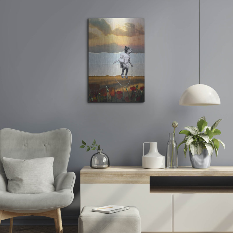 "Poppies" par DB Waterman, H 24 po x l 16 po