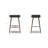 Valentino 25" Genuine Leather Wood Counter Stool-1628105369