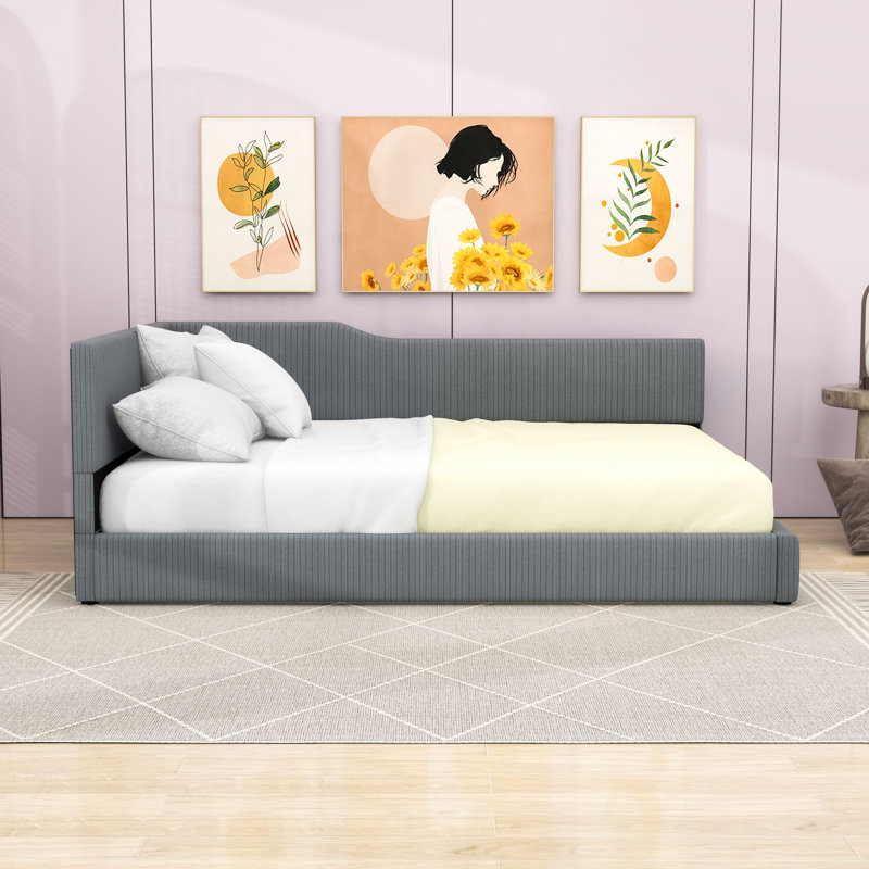  Full Daybed with Slats, Gray
