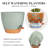 Plant Hangers with Pots and Saucers-2058980084